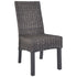 Swen Studio -  Dining Chairs 6 pcs Brown Kubu Rattan and Mango Wood (3x246655)